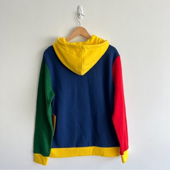 Wilson x Forever 21 Men Colorblock Logo Hoodie - Picture 2 of 5